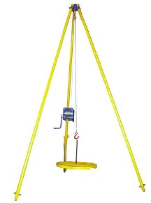 Тренога перегрузочная ТП-250 кг с ручной лебедкой 