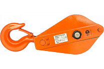 Блок монтажный однорольный с  крюком TOR HQG(L) K1-20,0 т с откидной щекой (S)