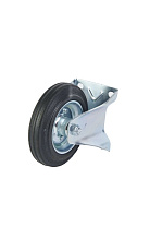 Колесо неповоротное усиленное резина FRC 63 160 мм