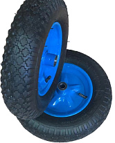 Колесо пневматическое резиновое 370 мм 3.50-8 (подшипник 20 мм) Колесо пневматическое резиновое 370 мм 3.50-8 (подшипник 20 мм)