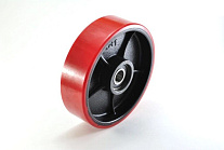 Колесо полиуретан 64х70 мм с подшипником для тележек гидравлических RHP/CW РОССИЯ Колесо полиуретан 64х70 мм с подшипником для тележек гидравлических RHP/CW РОССИЯ