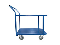 Тележка платформенная TOR ТП-1Я (500х800) 2х-ярусная (160мм) Тележка платформенная TOR ТП-1Я (500х800) 2х-ярусная (160мм)