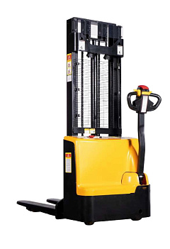 Штабелер самоходный 1,5 т 3,0 м TOR WSS15H-3000SC PRO Li-ion 24/60 В/Ач с раздвижными вилами и опора