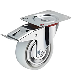 Колесо поворотное полипропилен SRCnb 55 125 мм с тормозом (F) Колесо поворотное полипропилен SRCnb 55 125 мм с тормозом (F)