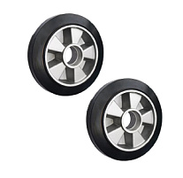 Колесо резиновое 180х50 мм без подшипника для тележек гидравлических BF/BF-III/DF-III/RHP/AC/DF/CW2 Колесо резиновое 180х50 мм без подшипника для тележек гидравлических BF/BF-III/DF-III/RHP/AC/DF/CW2