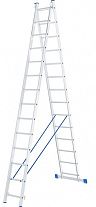 Лестница 2-х секционная алюминиевая 2*14 Лестница 2-х секционная алюминиевая 2*14