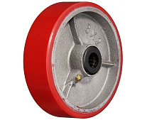 Колесо большегрузное P 54 125 мм полиуретановое на ось (F) Колесо большегрузное P 54 125 мм полиуретановое на ось (F)