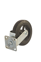 Колесо большегрузное поворотное SCdb 80 200 мм обрезиненное с тормозом (N) Колесо большегрузное поворотное SCdb 80 200 мм обрезиненное с тормозом (N)