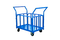 Тележка платформенная TOR ТП-Б (700х1200) с бортами и двумя ручками (колеса 160 мм) Тележка платформенная TOR ТП-Б (700х1200) с бортами и двумя ручками (колеса 160 мм)