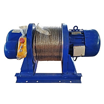 Лебедка электрическая 1500кг 100м с канатом 380В TOR KDJ PRO Лебедка электрическая 1500кг 100м с канатом 380В TOR KDJ PRO