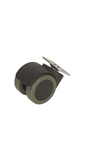 Колесо мебельное поворотное PWKp 50 50 мм с площадкой Колесо мебельное поворотное PWKp 50 50 мм с площадкой