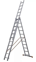 Лестница 3-х секционная алюминиевая 3*11 Лестница 3-х секционная алюминиевая 3*11