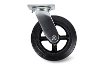 Колесо большегрузное поворотное SCd 42 100 мм обрезиненное (F) Колесо большегрузное поворотное SCd 42 100 мм обрезиненное (F)