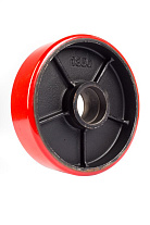 Колесо полиуретановое 180х50 мм без подшипника для тележек гидравлических BF/DF-III/RHP/AC/DF/CW2 Колесо полиуретановое 180х50 мм без подшипника для тележек гидравлических BF/DF-III/RHP/AC/DF/CW2