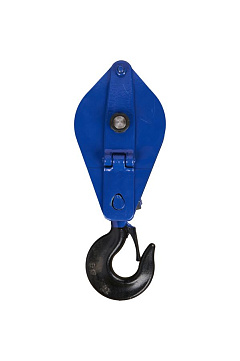 Блок монтажный однорольный с  крюком TOR 2 т с откидной щекой (S)*