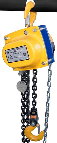 Таль ручная шестеренная цепная стационарная ТРШСп 1,0 т 9 м Таль ручная шестеренная цепная стационарная ТРШСп 1,0 т 9 м
