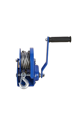 Барабанная лебедка ручная TOR ЛБ-1200 (BHW) г/п 0,54 т длина троса 10 м