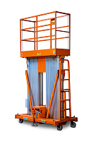 Подъемник мачтовый аккумуляторный 200 кг 12/14 м TOR GTWY12-200S DC 2-мачтовый 