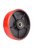 Колесо полиуретан 180х50 мм с подшипником для тележек гидравлических для BF/DF-III/RHP/AC/DF/CW2 Колесо полиуретан 180х50 мм с подшипником для тележек гидравлических для BF/DF-III/RHP/AC/DF/CW2