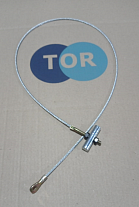 Трос регулировки наклона лопастей затирочной машины TOR S-80/S-100 Трос регулировки наклона лопастей затирочной машины TOR S-80/S-100